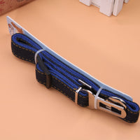 HKM-4166333 Retractable Pet Seat Belt for Cars - Nylon Safety Leash in Blue, Black, or Red (45-66CM)