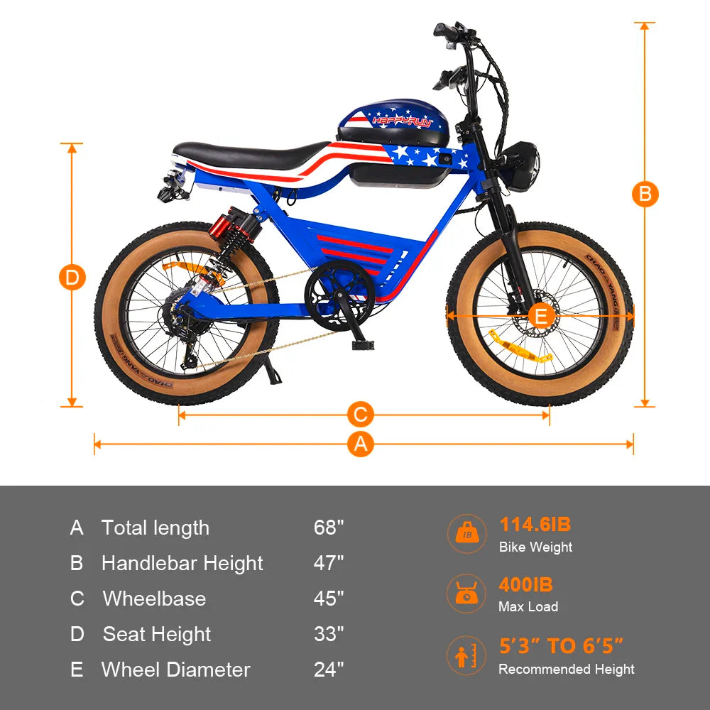 HKM-416659 Premium 2000W Electric Street Bike with Dual 48V 38Ah Batteries - Long Range Performance 61-80 km/h