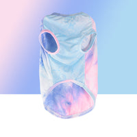 HKM-4166717 Cool Summer Cotton Vest for Small to Large Dogs in Blue, Pink, and Floral Options