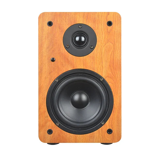HKM-416723 Wooden Hi-Fi Bookshelf Speaker with Bluetooth, USB & SD Card Slot, 100W Power Amplifier and Remote Control