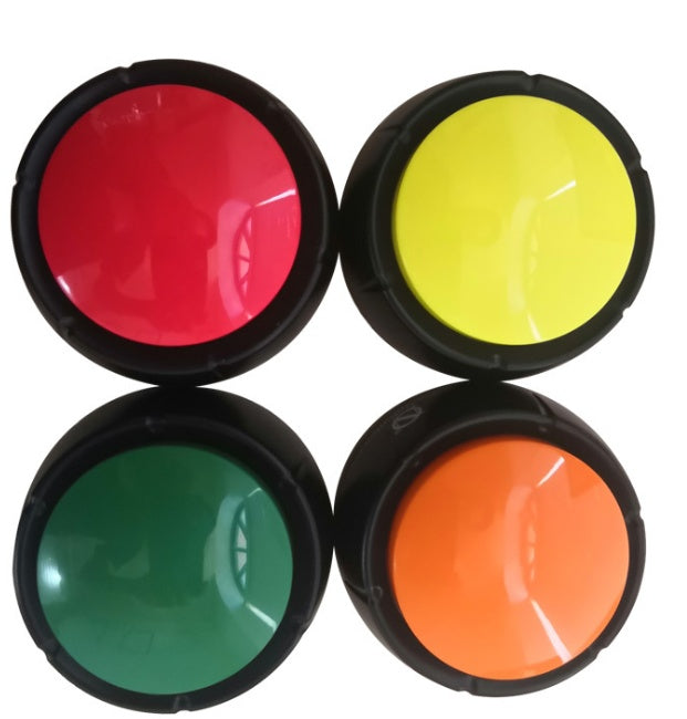 HKM-4167357 Pet Communication Button with 10s Recording Feature, Clear Sound, and Loud Speaker