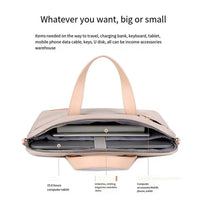 HKM-416787 Custom Logo Unisex Shockproof Polyester Briefcase for Laptops and Computers