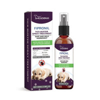 HKM-416787 Pet Bug Spray with Mild Ingredients - 100ml, Formulated with Fipronil, Mint Leaf, Honeysuckle, and Pepper Extracts