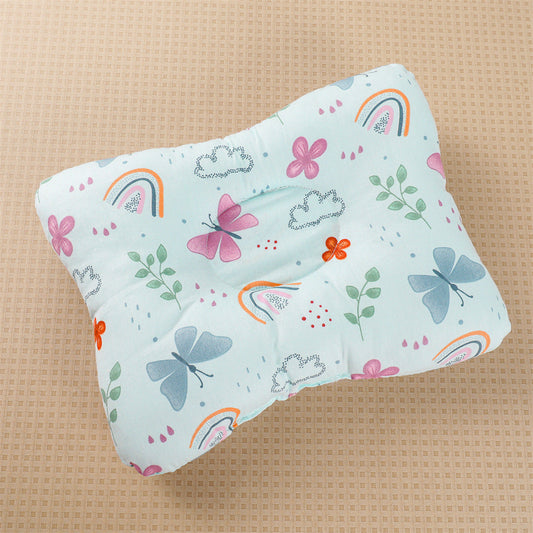 HKM-416851 Baby Shaping Pillow for Infants - Anti-Deviation Head Support, Multiple Colors Available, Cotton & Polyester Fiber Filling, 25x16cm