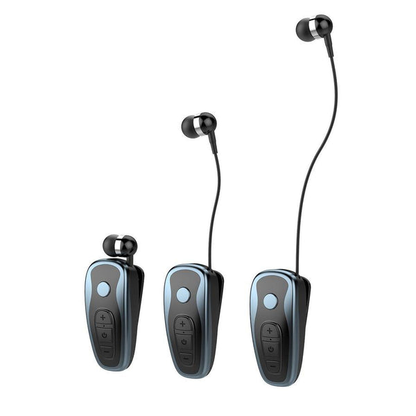 HKM-416915 Lavalier Bluetooth Headset - Wireless Stereo for Sports and Business, Multi-Point Connection, Voice Control