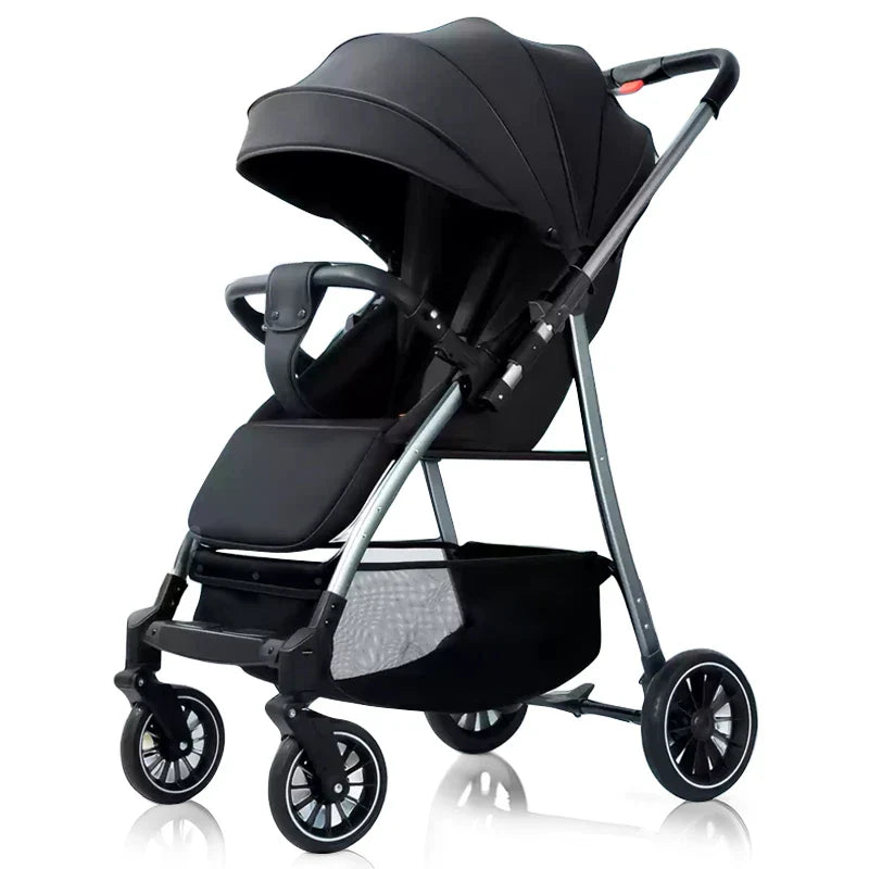 HKM-416915 Luxury 2-in-1 Portable Travel Stroller for Infants and Toddlers Age 0-3 Years