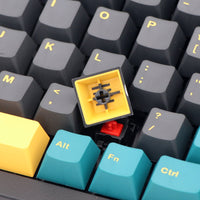 HKM-417043 Mars Green Two-Color PBT Mechanical Keyboard Keycap Set - 126 Keys for Various Configurations