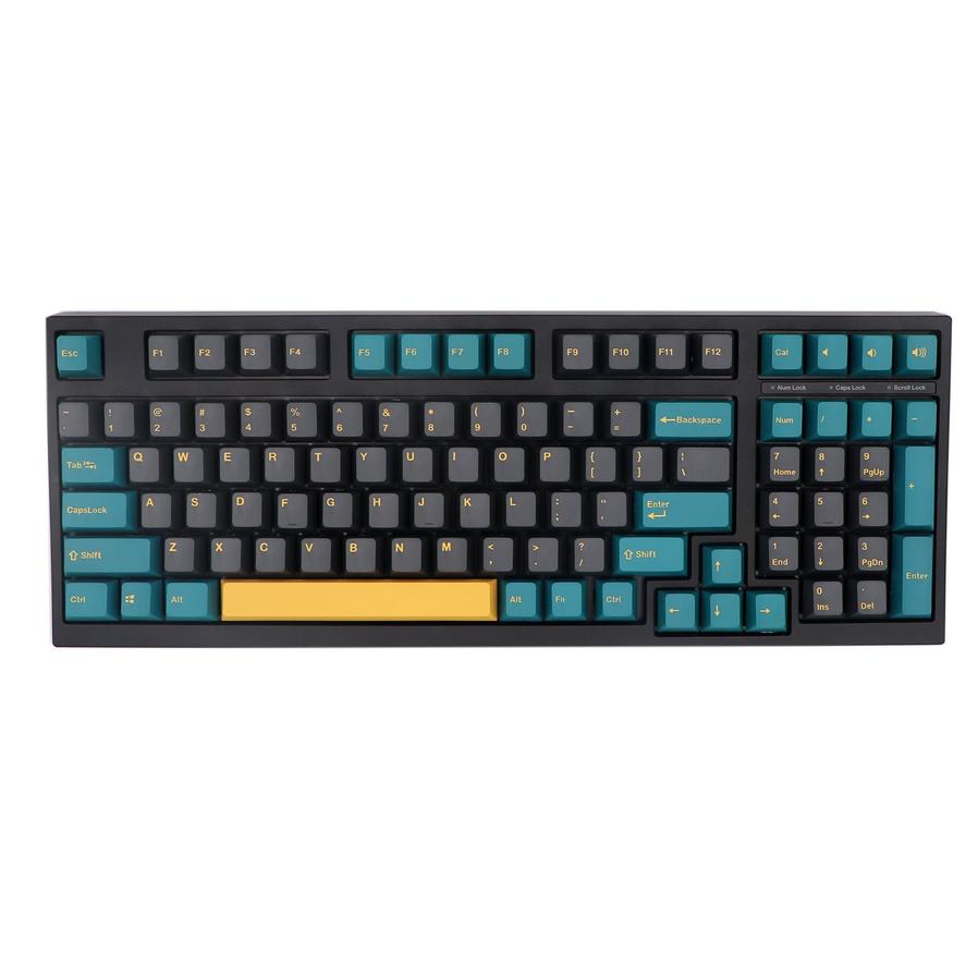 HKM-417043 Mars Green Two-Color PBT Mechanical Keyboard Keycap Set - 126 Keys for Various Configurations
