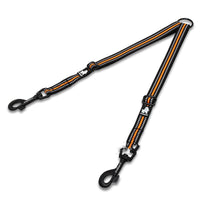 HKM-4172093 Double-Headed Nylon Dog Leash for Outdoor Use - Multiple Sizes Available
