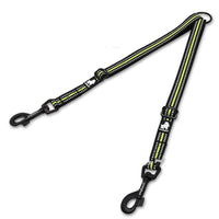 HKM-4172093 Double-Headed Nylon Dog Leash for Outdoor Use - Multiple Sizes Available
