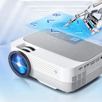 HKM-417235 Mini Portable 720P LED Multimedia Projector for Home Cinema with USB and HDMI Connectivity