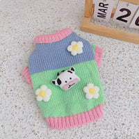 HKM-4172861 Cozy Blended Fabric Dog Sweater for Autumn and Winter Wear