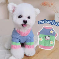 HKM-4172861 Cozy Blended Fabric Dog Sweater for Autumn and Winter Wear