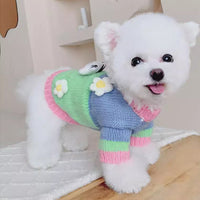 HKM-4172861 Cozy Blended Fabric Dog Sweater for Autumn and Winter Wear