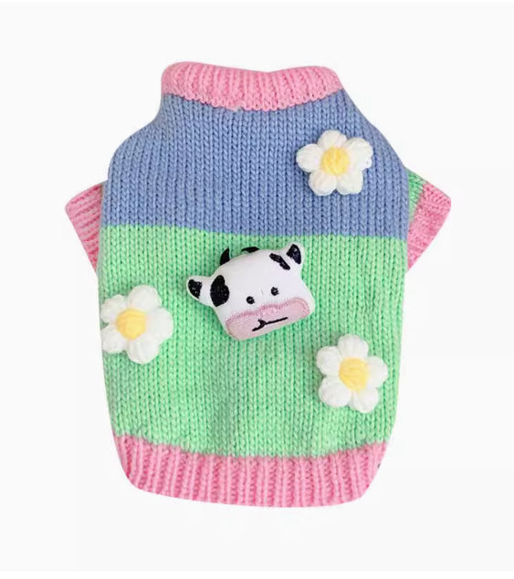 HKM-4172861 Cozy Blended Fabric Dog Sweater for Autumn and Winter Wear