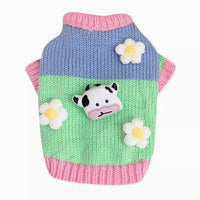 HKM-4172861 Cozy Blended Fabric Dog Sweater for Autumn and Winter Wear