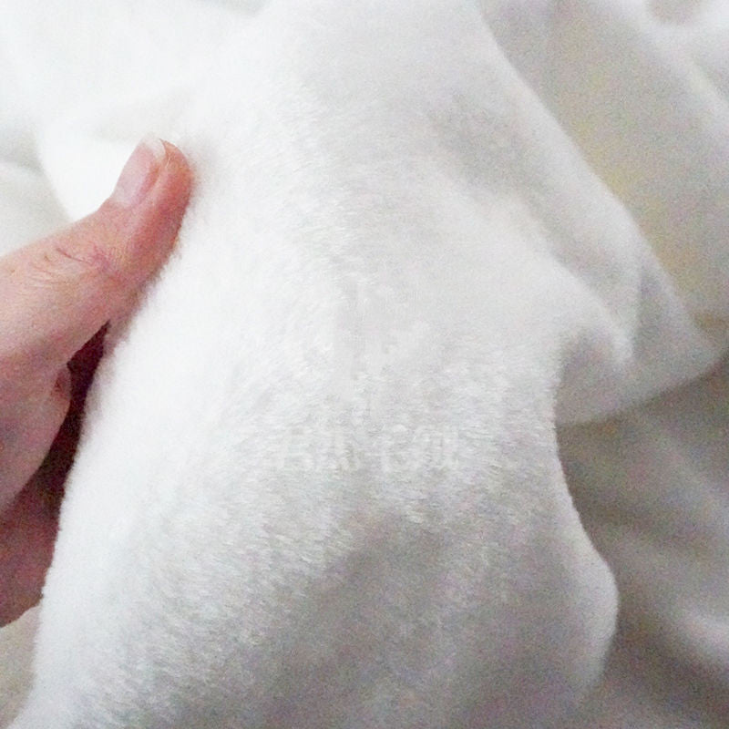 HKM-417299 Super Soft Polyester Blanket - Short Plush Fabric for Home Textiles and Apparel