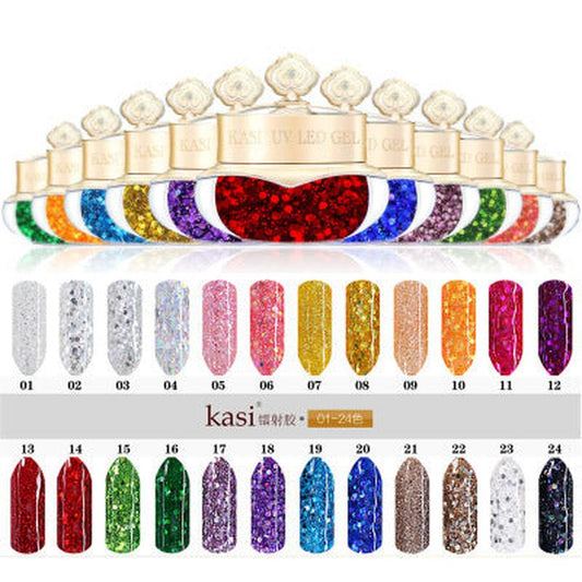 HKM-417363 Light Therapy Removable Adhesive Nail Polish Gel – 1-48 Colors, 10g Tapered Gel Treatment