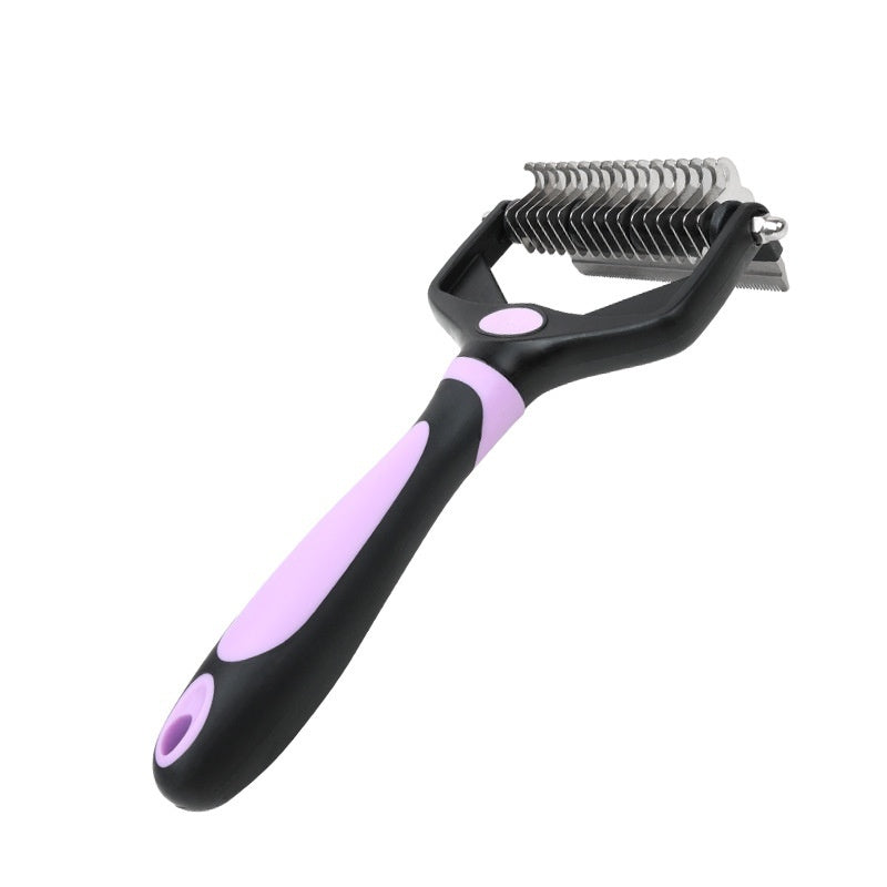 HKM-4173885 Folding Pet Comb for Easy Knot and Hair Removal - Suitable for Dogs and Cats