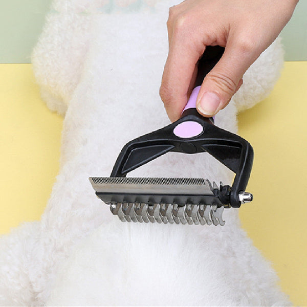 HKM-4173885 Folding Pet Comb for Easy Knot and Hair Removal - Suitable for Dogs and Cats
