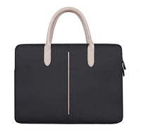HKM-417427 Transparent PVC Document Tote Bag with Black Logo for Women’s Laptops