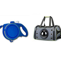 HKM-4174525 Portable Pet Space Capsule Carrier - Durable Oxford Fiber with Breathable Mesh for Cats and Small Dogs