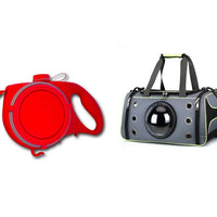 HKM-4174525 Portable Pet Space Capsule Carrier - Durable Oxford Fiber with Breathable Mesh for Cats and Small Dogs