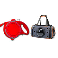 HKM-4174525 Portable Pet Space Capsule Carrier - Durable Oxford Fiber with Breathable Mesh for Cats and Small Dogs