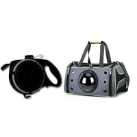 HKM-4174525 Portable Pet Space Capsule Carrier - Durable Oxford Fiber with Breathable Mesh for Cats and Small Dogs