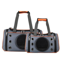 HKM-4174525 Portable Pet Space Capsule Carrier - Durable Oxford Fiber with Breathable Mesh for Cats and Small Dogs