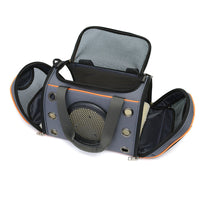 HKM-4174525 Portable Pet Space Capsule Carrier - Durable Oxford Fiber with Breathable Mesh for Cats and Small Dogs