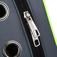 HKM-4174525 Portable Pet Space Capsule Carrier - Durable Oxford Fiber with Breathable Mesh for Cats and Small Dogs