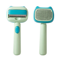 HKM-4175549 Dog and Cat Grooming Brush with De-Shedding and Dematting Features for Effective Undercoat Care