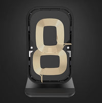 HKM-417747 Aluminum Alloy Bracket Wireless Charger with Fast Charge Capability