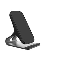 HKM-417747 Aluminum Alloy Bracket Wireless Charger with Fast Charge Capability