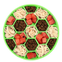 HKM-4178237 Silicone Honeycomb Anti-Choke Eating Bowl - Dishwasher Safe, Temperature Resistant