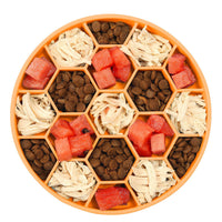HKM-4178237 Silicone Honeycomb Anti-Choke Eating Bowl - Dishwasher Safe, Temperature Resistant