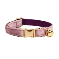 HKM-4180029 Lovely Cat Bow and Bell Collar Set for Pets, Cotton Material, Cartoon Design, Small and Large Sizes Available