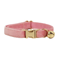 HKM-4180029 Lovely Cat Bow and Bell Collar Set for Pets, Cotton Material, Cartoon Design, Small and Large Sizes Available