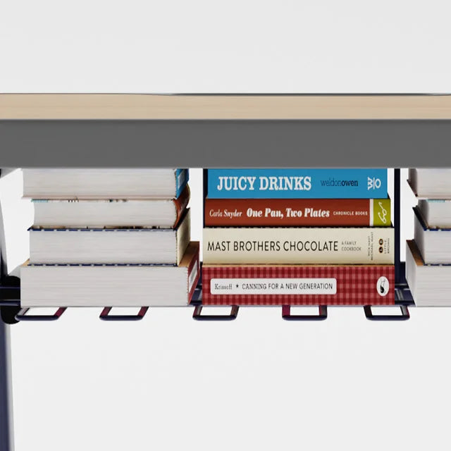 HKM-418003 Modern Steel Student Desk and Chair Set for Classroom and Home Office Use