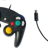 HKM-418195 Wired Gamepad for NGC and Wii - 1.5m Cable, ABS Material, Black