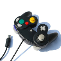 HKM-418195 Wired Gamepad for NGC and Wii - 1.5m Cable, ABS Material, Black