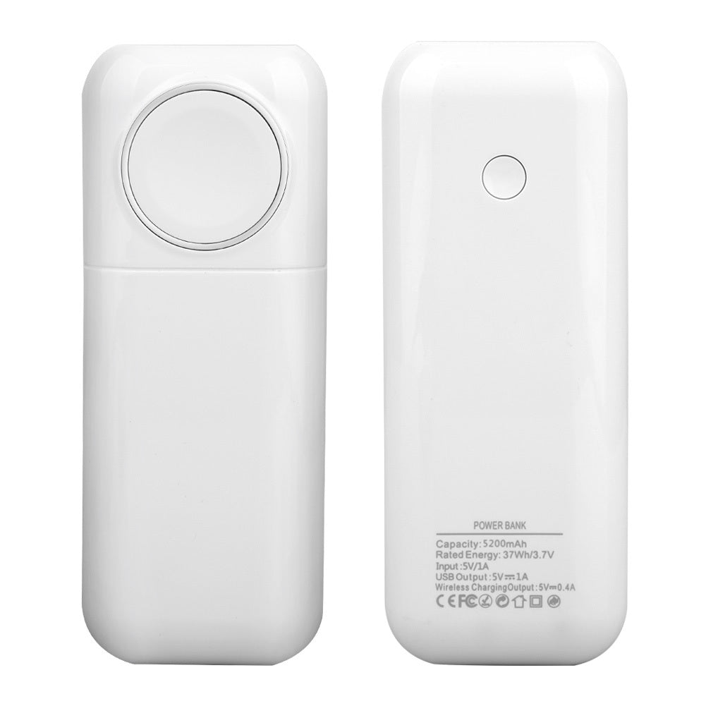 HKM-418259 Wireless Power Bank with Multi-Function Charging - 5500mAh Capacity, Dual USB Ports, Compact Design