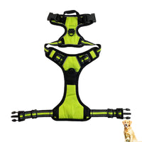 HKM-4183101 Reflective Adjustable Nylon Traction Harness for Medium and Large Dogs - Multiple Colors Available