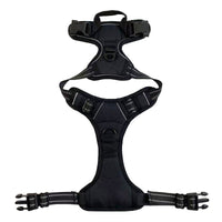 HKM-4183101 Reflective Adjustable Nylon Traction Harness for Medium and Large Dogs - Multiple Colors Available