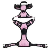 HKM-4183101 Reflective Adjustable Nylon Traction Harness for Medium and Large Dogs - Multiple Colors Available