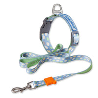 HKM-4183613 Nylon Heat Transfer Dog Harness with Leash and Chest Back Collar for Outdoor Walking