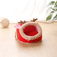 HKM-4183869 Cozy Flannel Pet Bed for Small Animals - Ideal for Guinea Pigs, Ferrets, Hamsters, and More