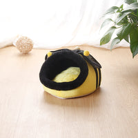 HKM-4183869 Cozy Flannel Pet Bed for Small Animals - Ideal for Guinea Pigs, Ferrets, Hamsters, and More