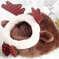 HKM-4183869 Cozy Flannel Pet Bed for Small Animals - Ideal for Guinea Pigs, Ferrets, Hamsters, and More